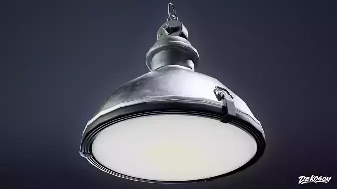 HIGH SCHOOL GYM - Industrial Light 01 - LOW POLY