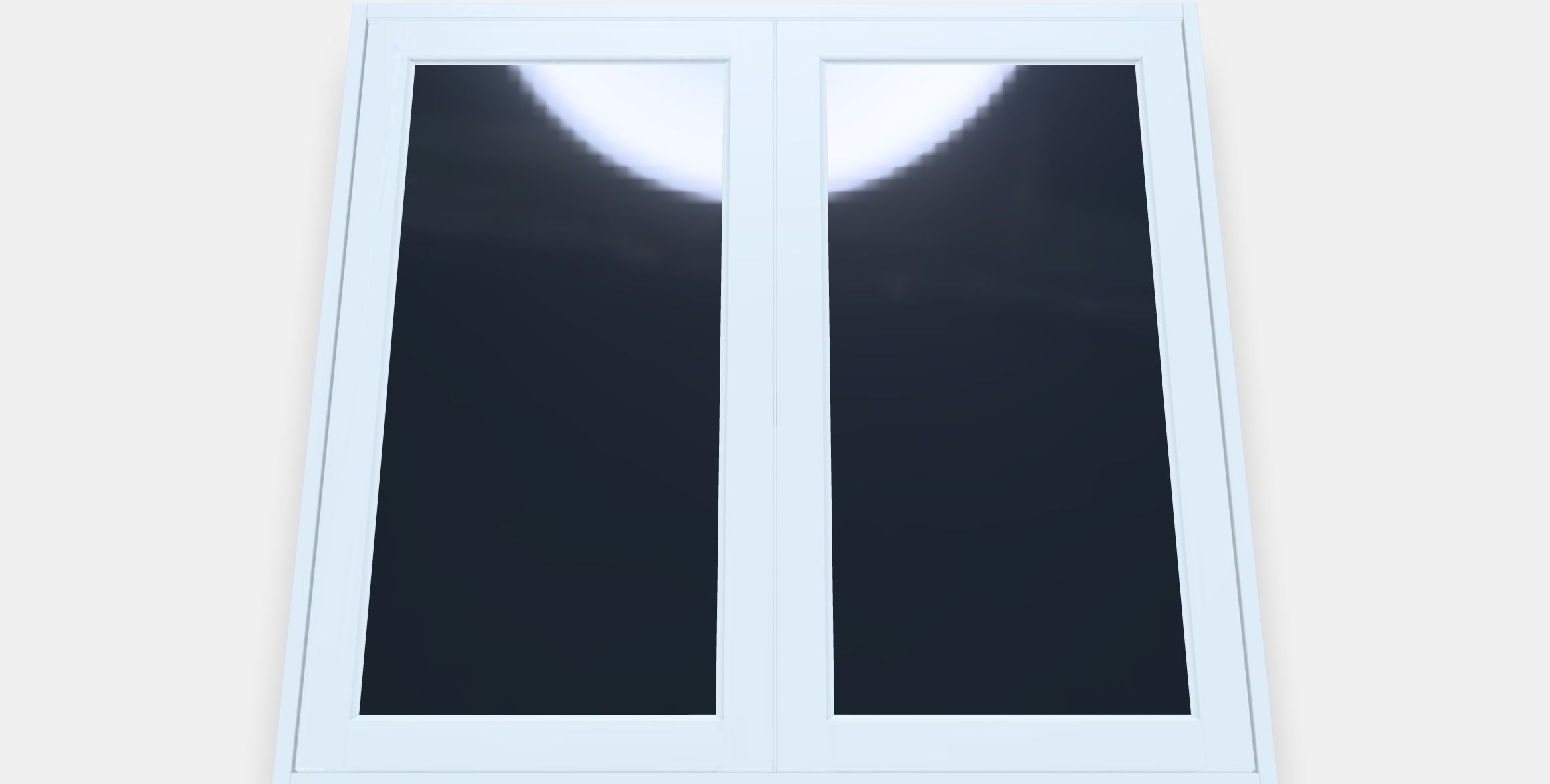 TANNFORSEN Mirror cabinet with doors 1 Low-poly 3D model_4