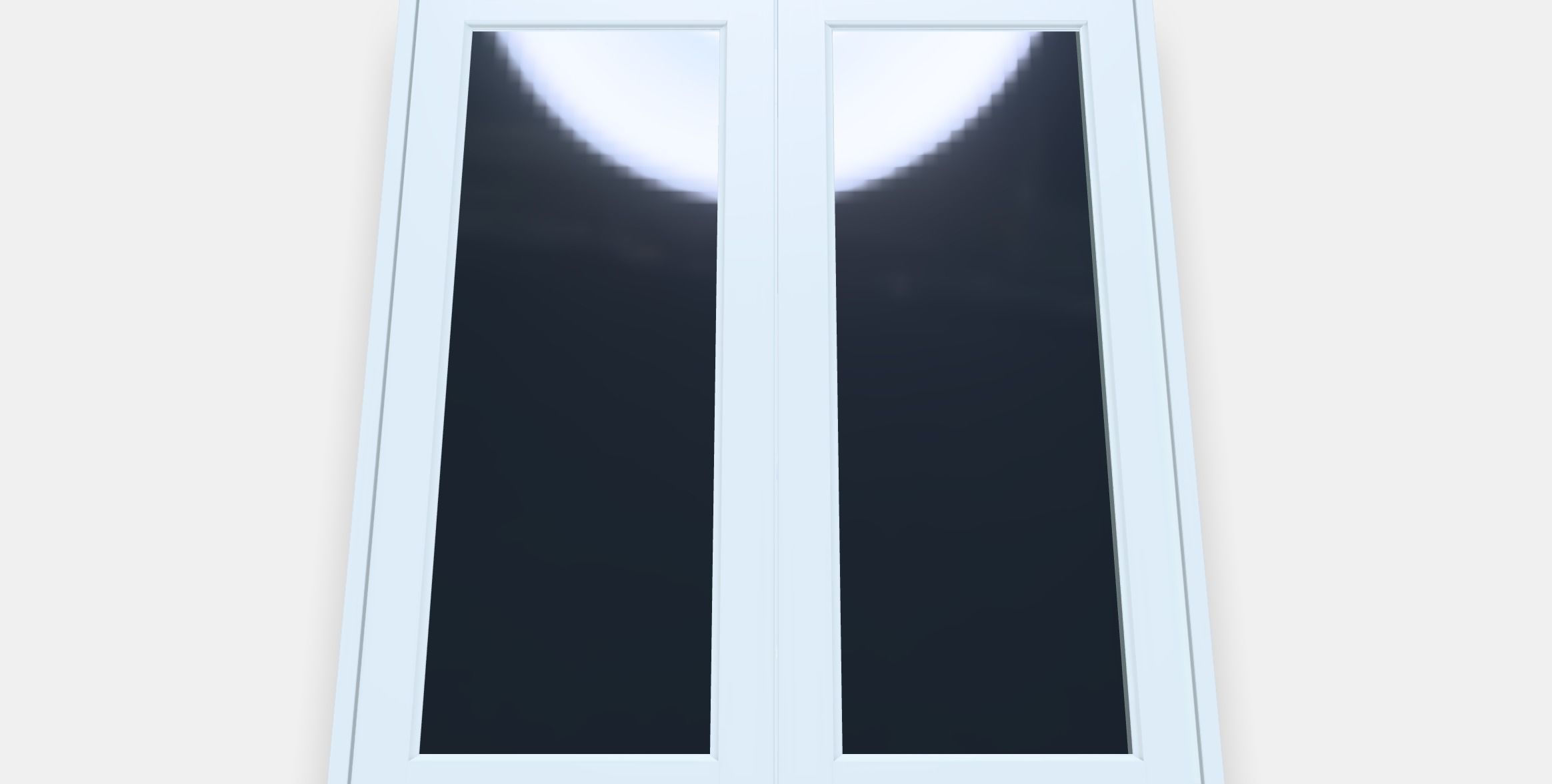 TANNFORSEN Mirror cabinet with doors 2 Low-poly 3D model_4