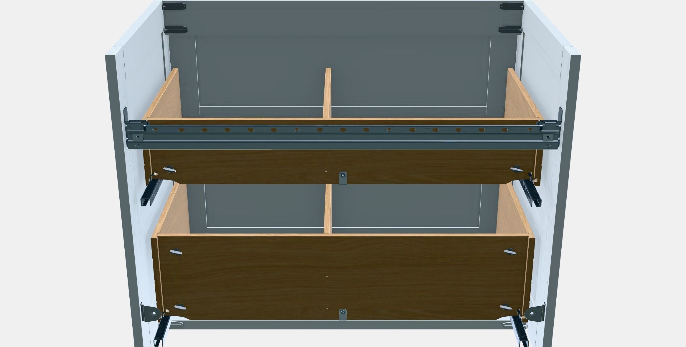 TANNFORSEN Wash-stand with drawers 3 Low-poly 3D model_8