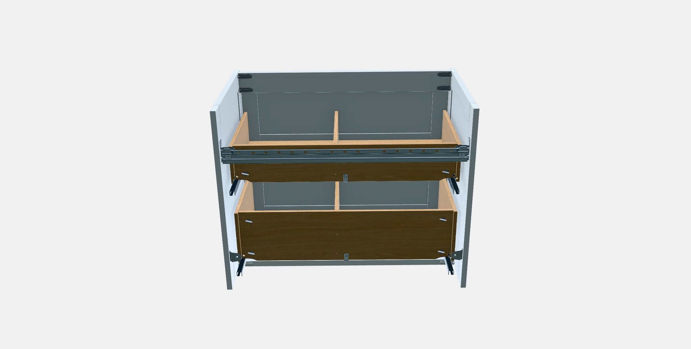 TANNFORSEN Wash-stand with drawers 3 Low-poly 3D model_7