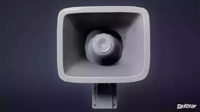 HIGH SCHOOL GYM - PA System 01 - LOW POLY