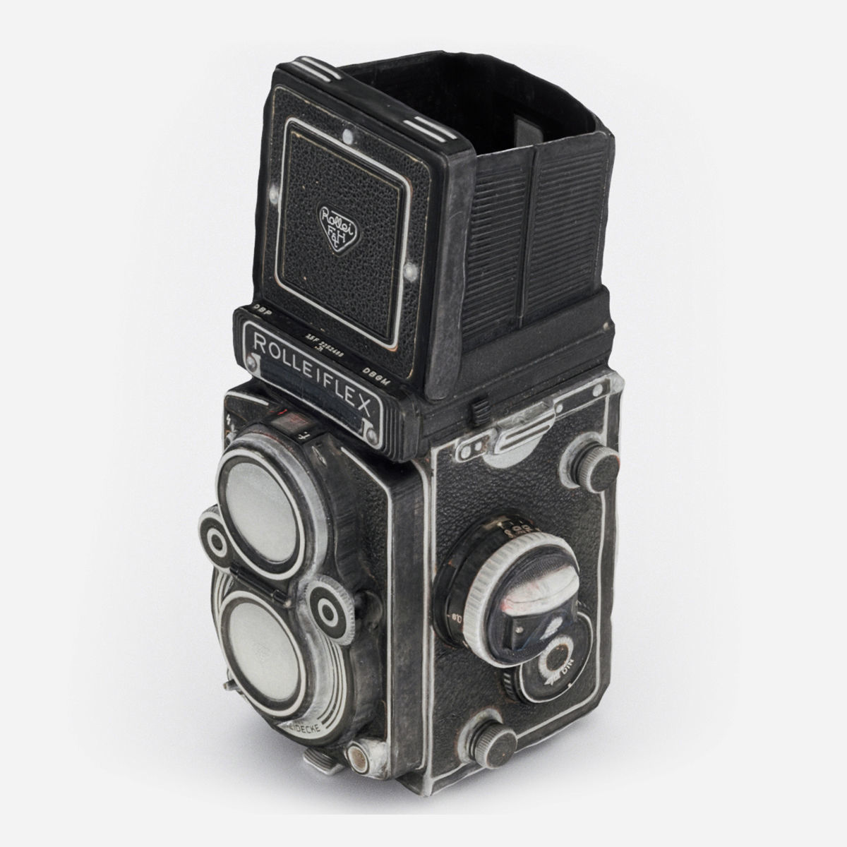 Rolleiflex TLR  medium format Film Camera 3D model_1