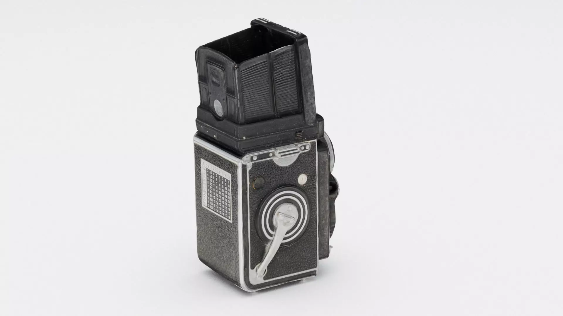 Rolleiflex TLR  medium format Film Camera 3D model_0