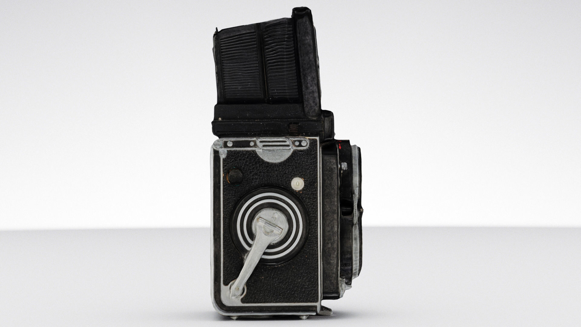Rolleiflex TLR  medium format Film Camera 3D model_6