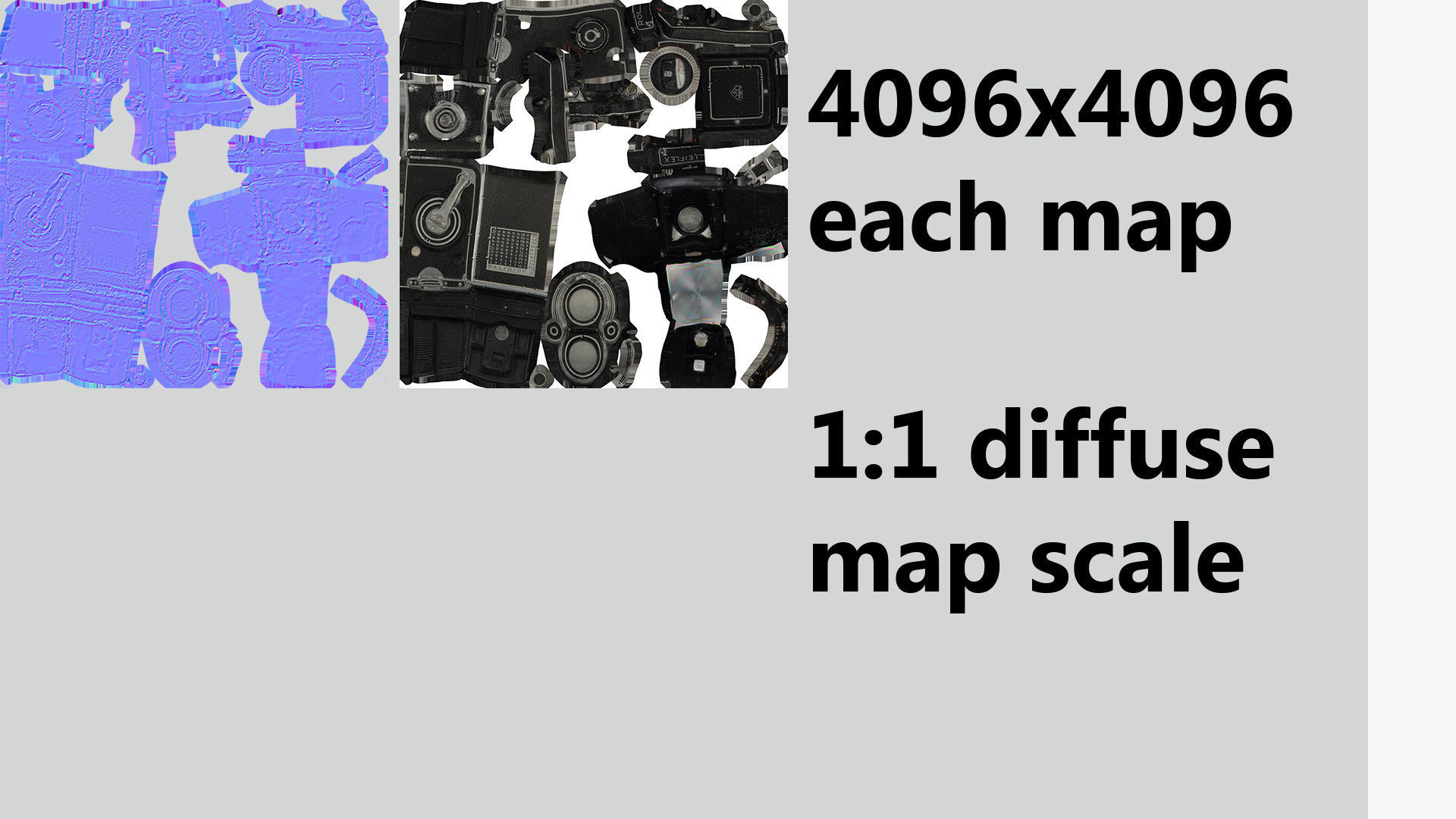 Rolleiflex TLR  medium format Film Camera 3D model_10