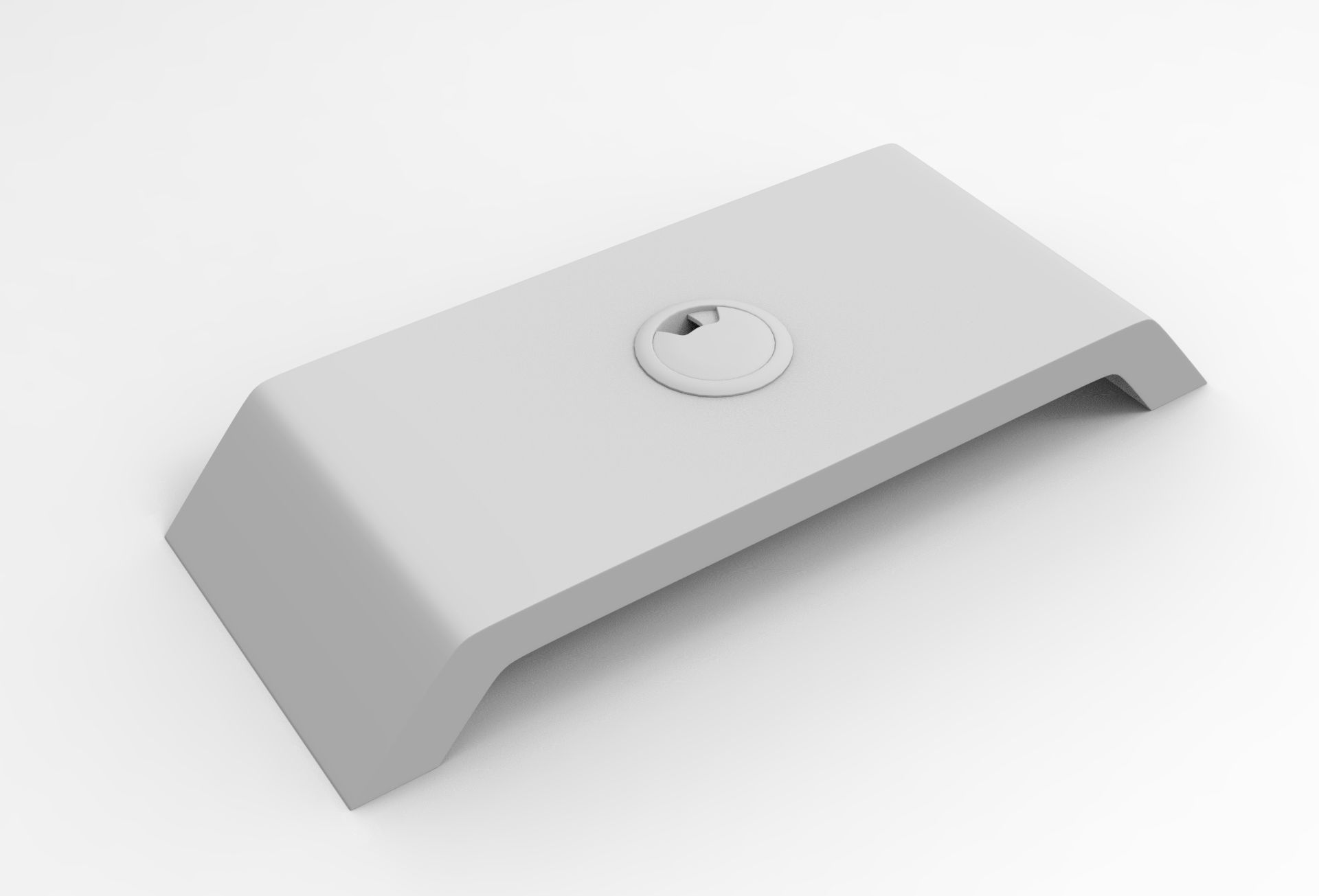 Cedes Monitor Stand Low-poly 3D model_7