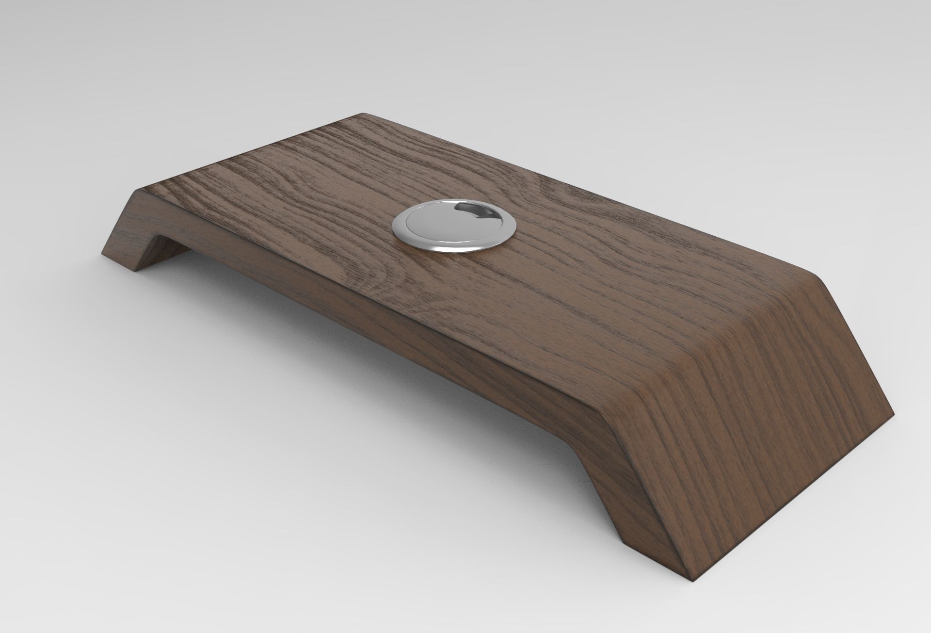 Cedes Monitor Stand Low-poly 3D model_1