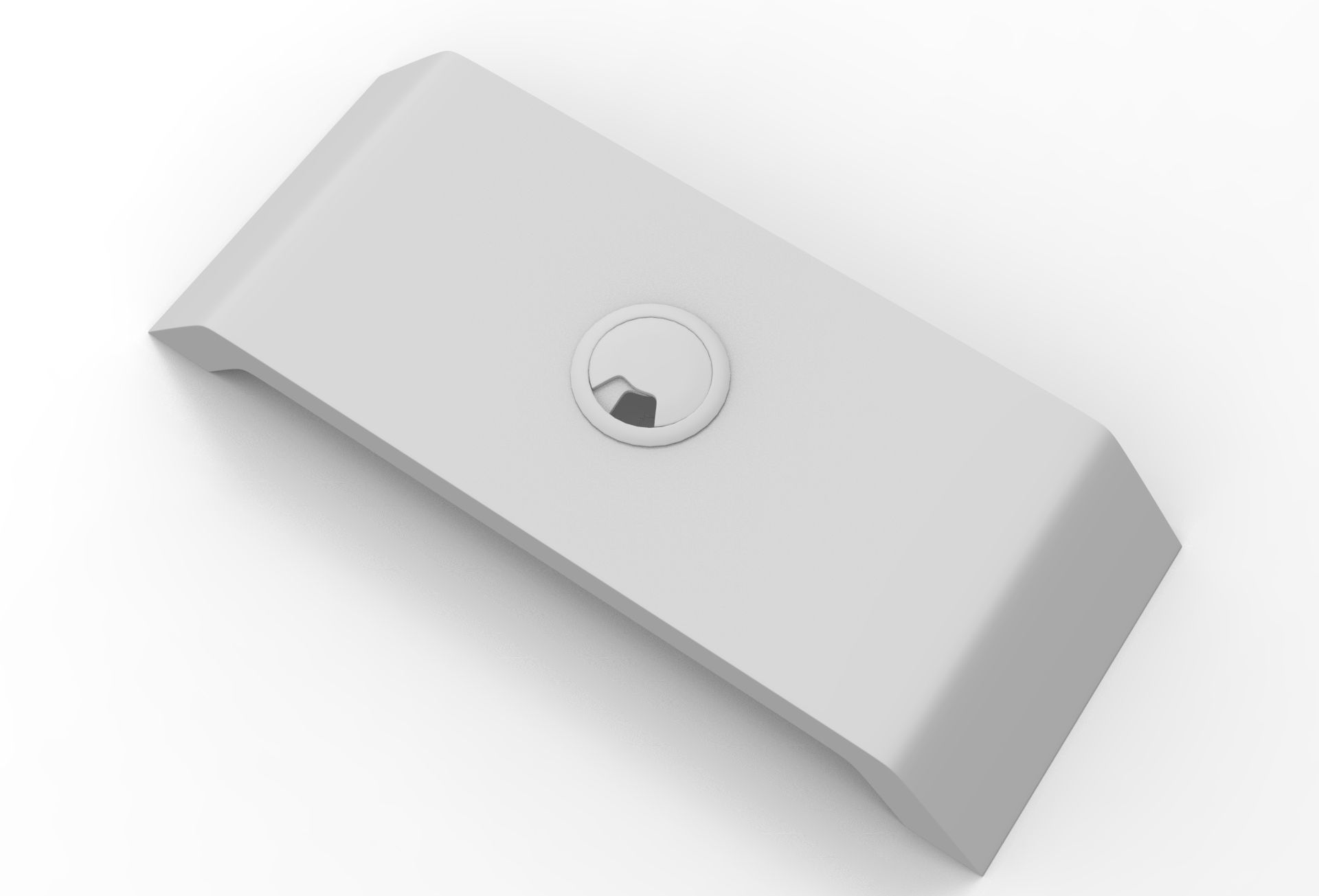 Cedes Monitor Stand Low-poly 3D model_8