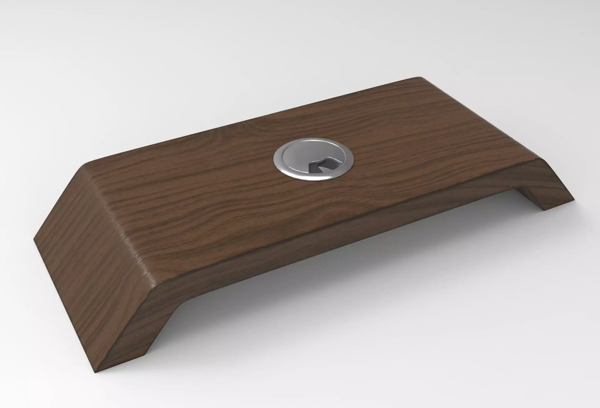 Cedes Monitor Stand Low-poly 3D model_0