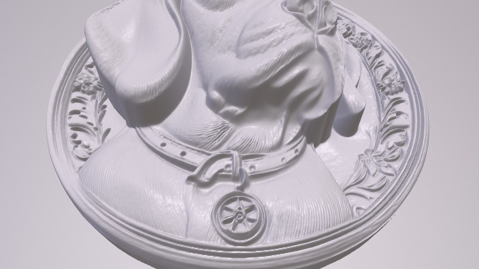 Beagle 3 basrelief for 3D printing 3D print model_2