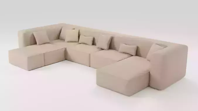 Large comfortable sofa that is ideal for a spacious living room