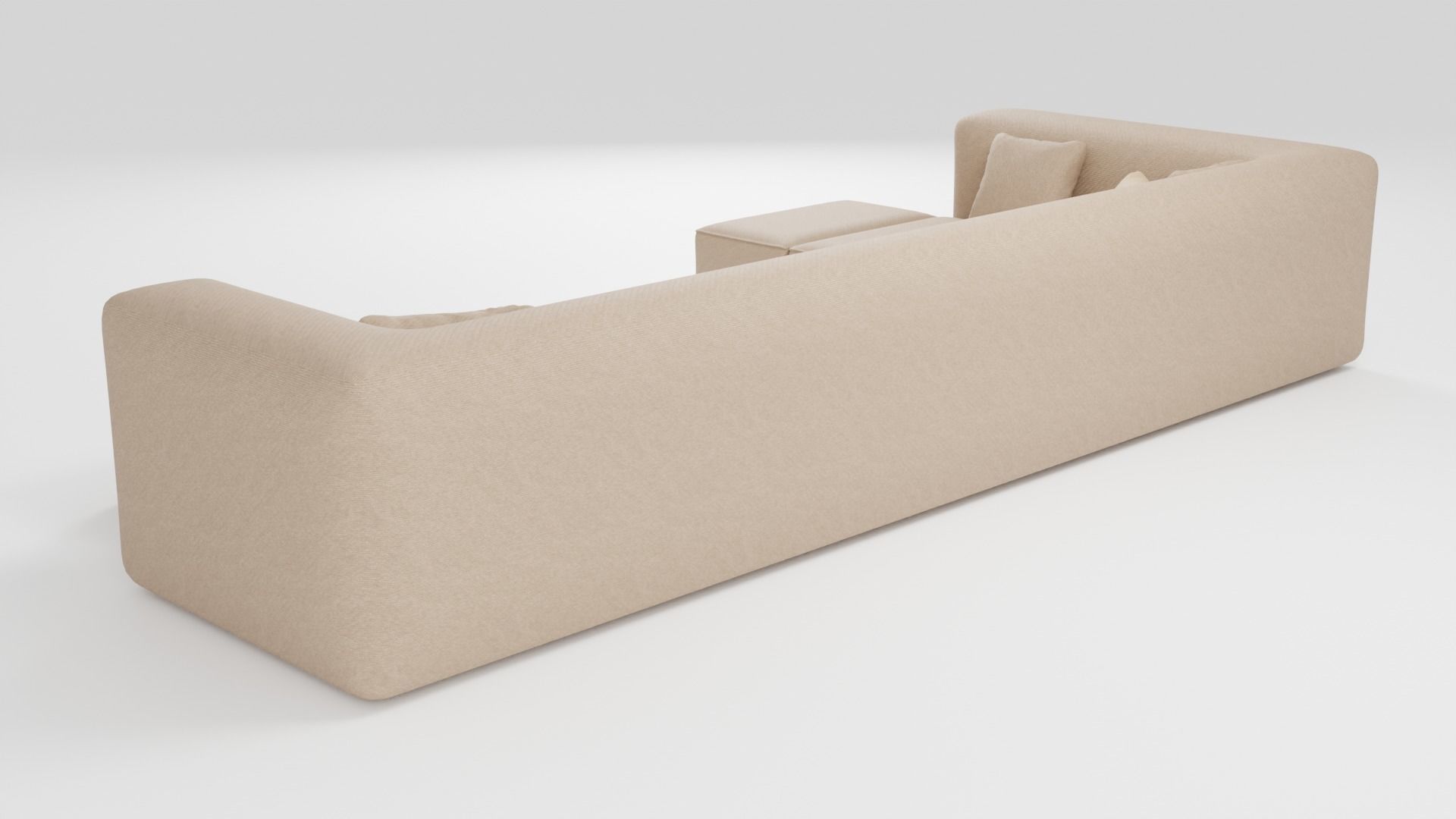 Large comfortable sofa that is ideal for a spacious living room 3D model_4