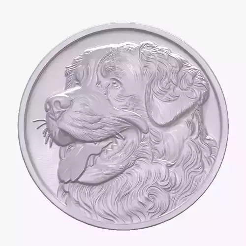 Bernese Mountain 1 basrelief for 3D printing