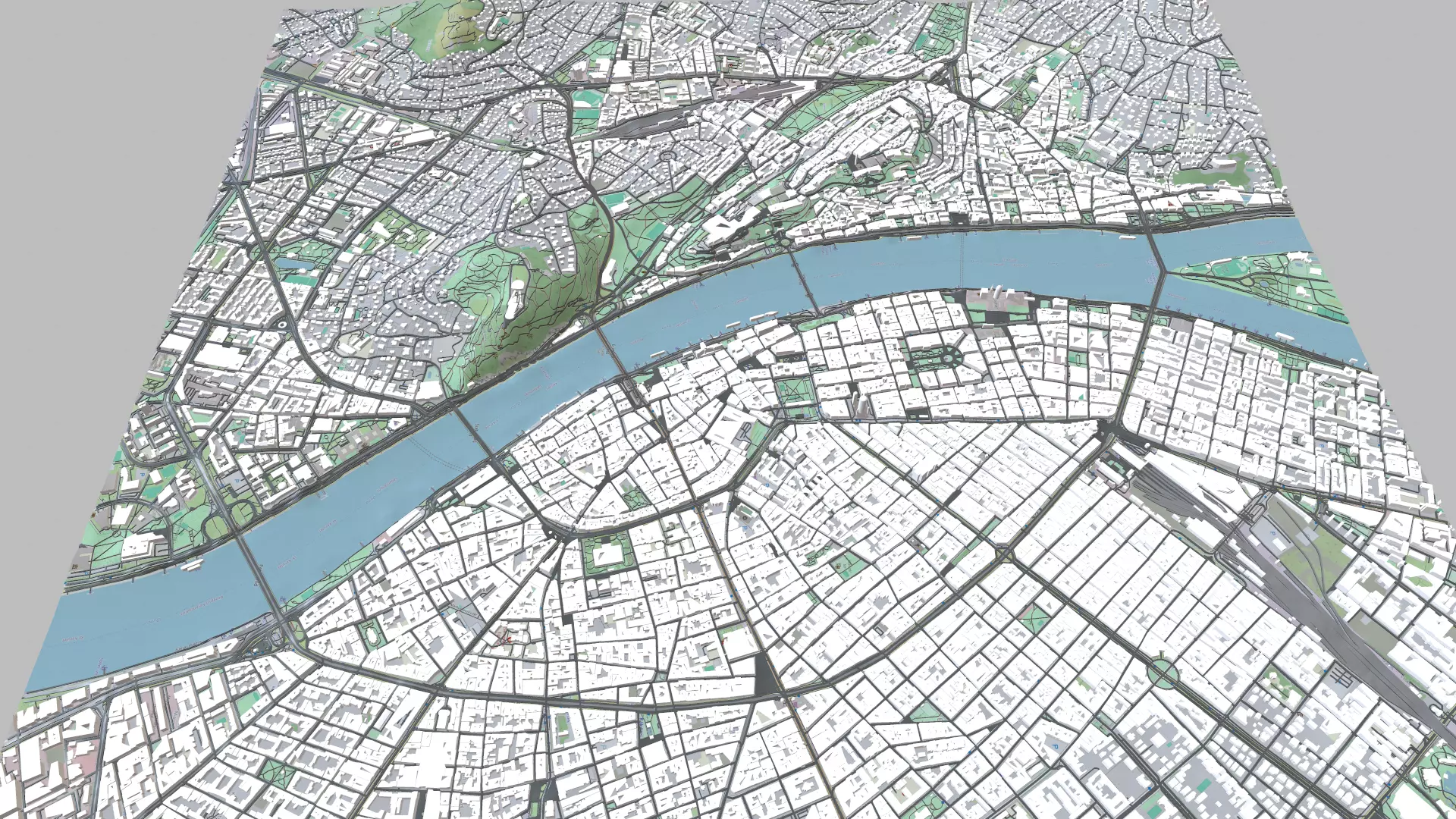 Cityscape Budapest Hungary 3D print model_0