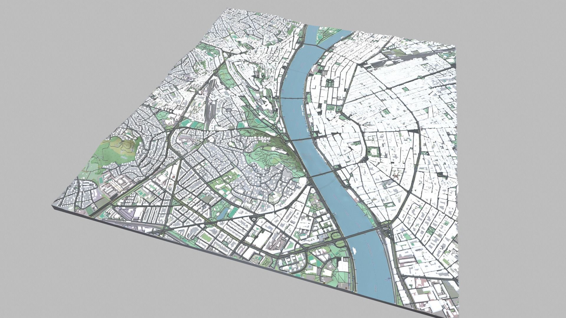 Cityscape Budapest Hungary 3D print model_5