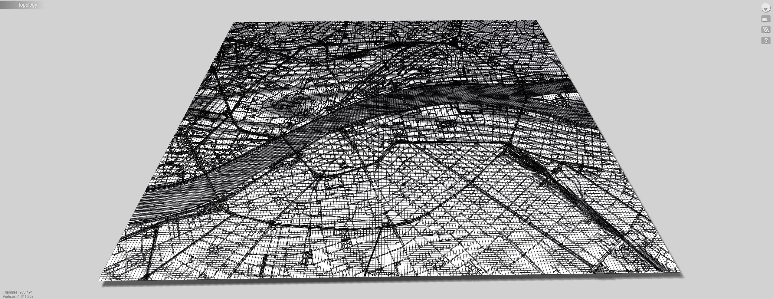 Cityscape Budapest Hungary 3D print model_13