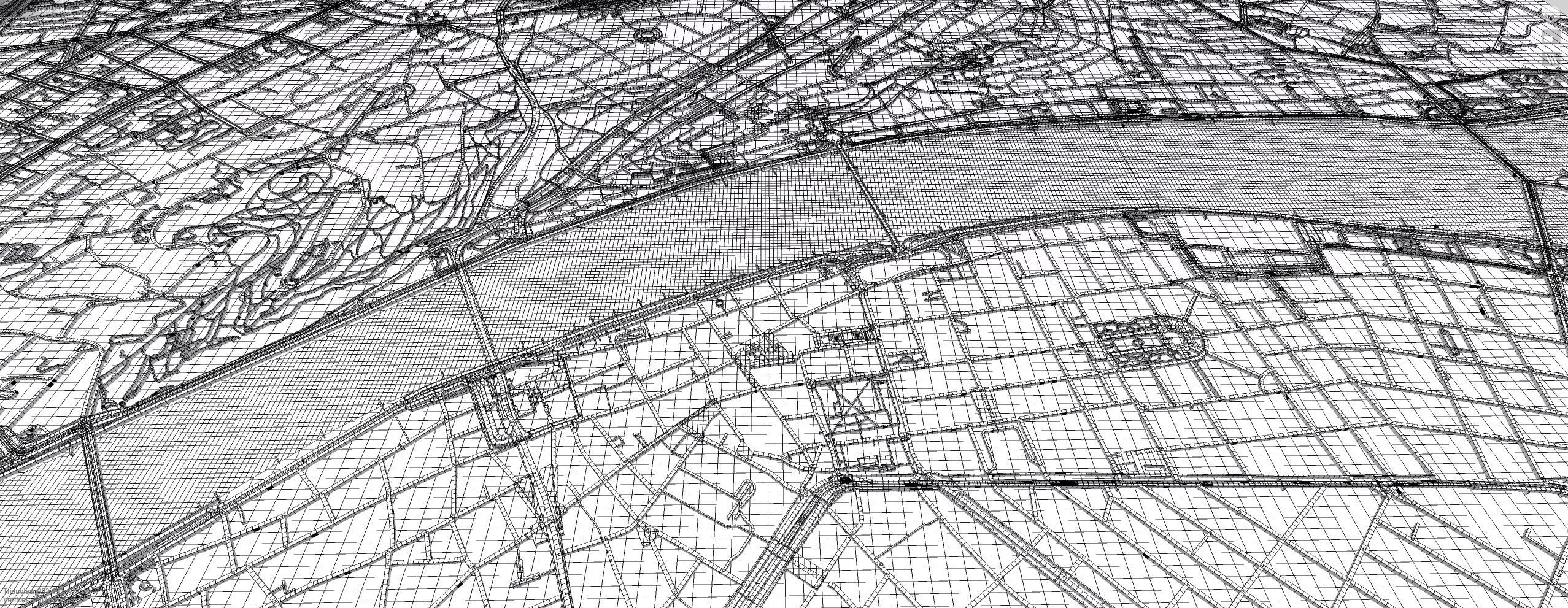 Cityscape Budapest Hungary 3D print model_11