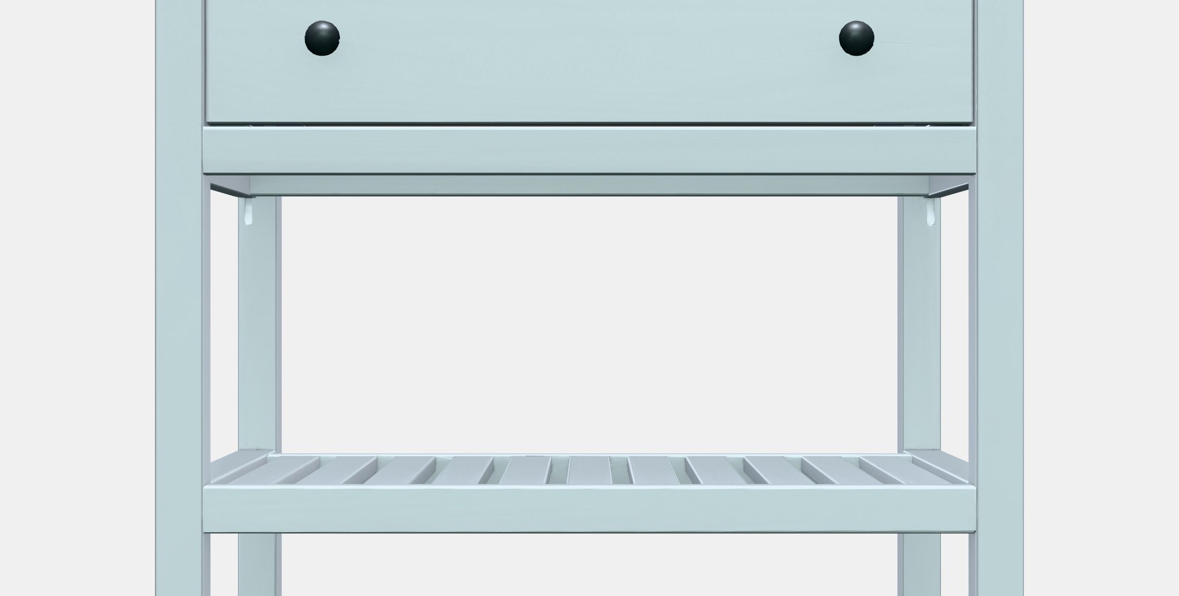 HEMNES Open wash-stand with 1 drawer Low-poly 3D model_11