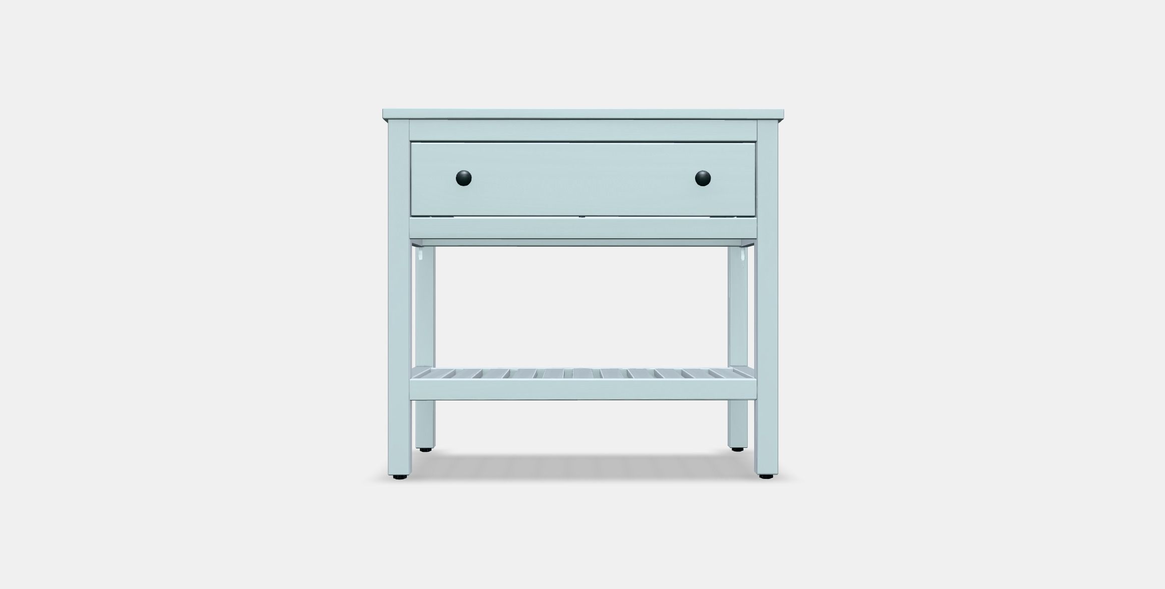 HEMNES Open wash-stand with 1 drawer Low-poly 3D model_10