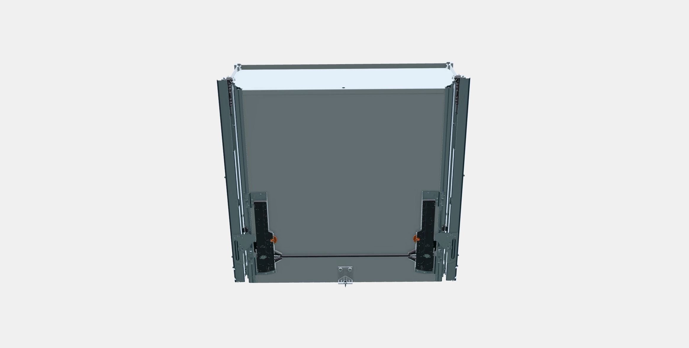 EXCEPTIONELL Drawer high with push to open Low-poly 3D model_7