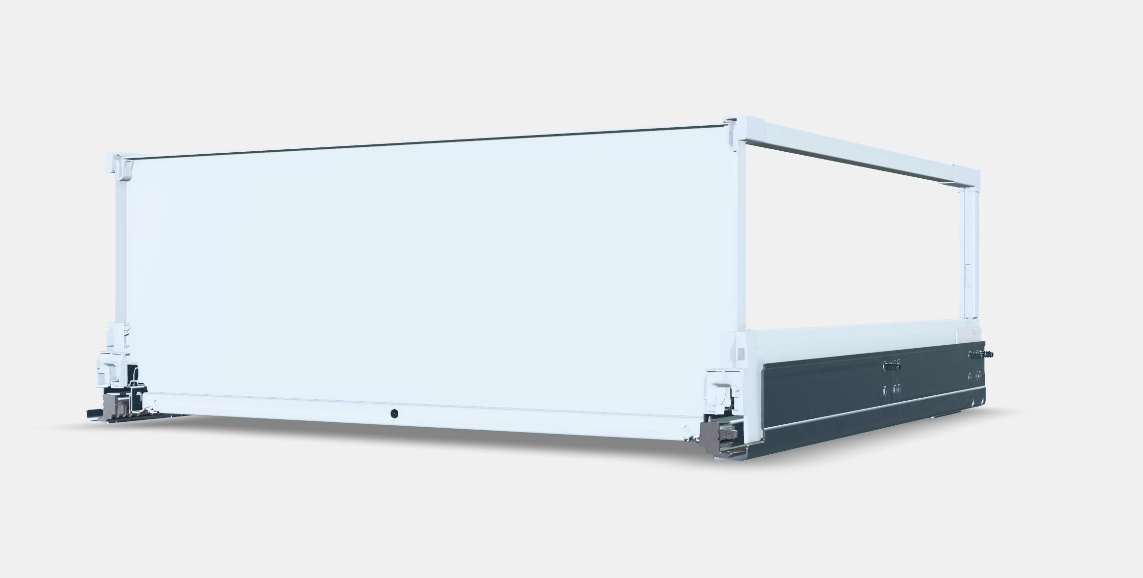 EXCEPTIONELL Drawer high with push to open Low-poly 3D model_6