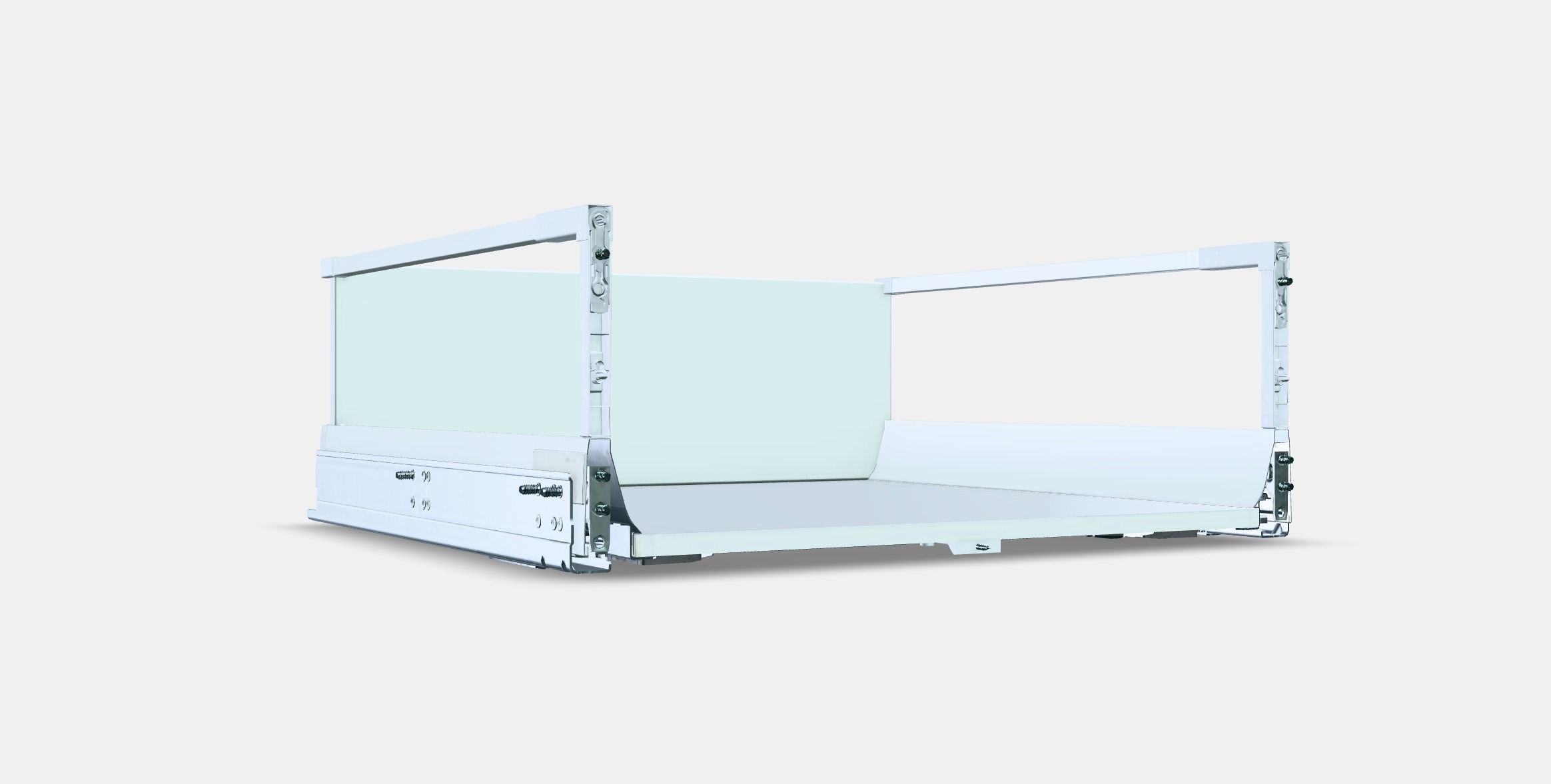 EXCEPTIONELL Drawer high with push to open Low-poly 3D model_8