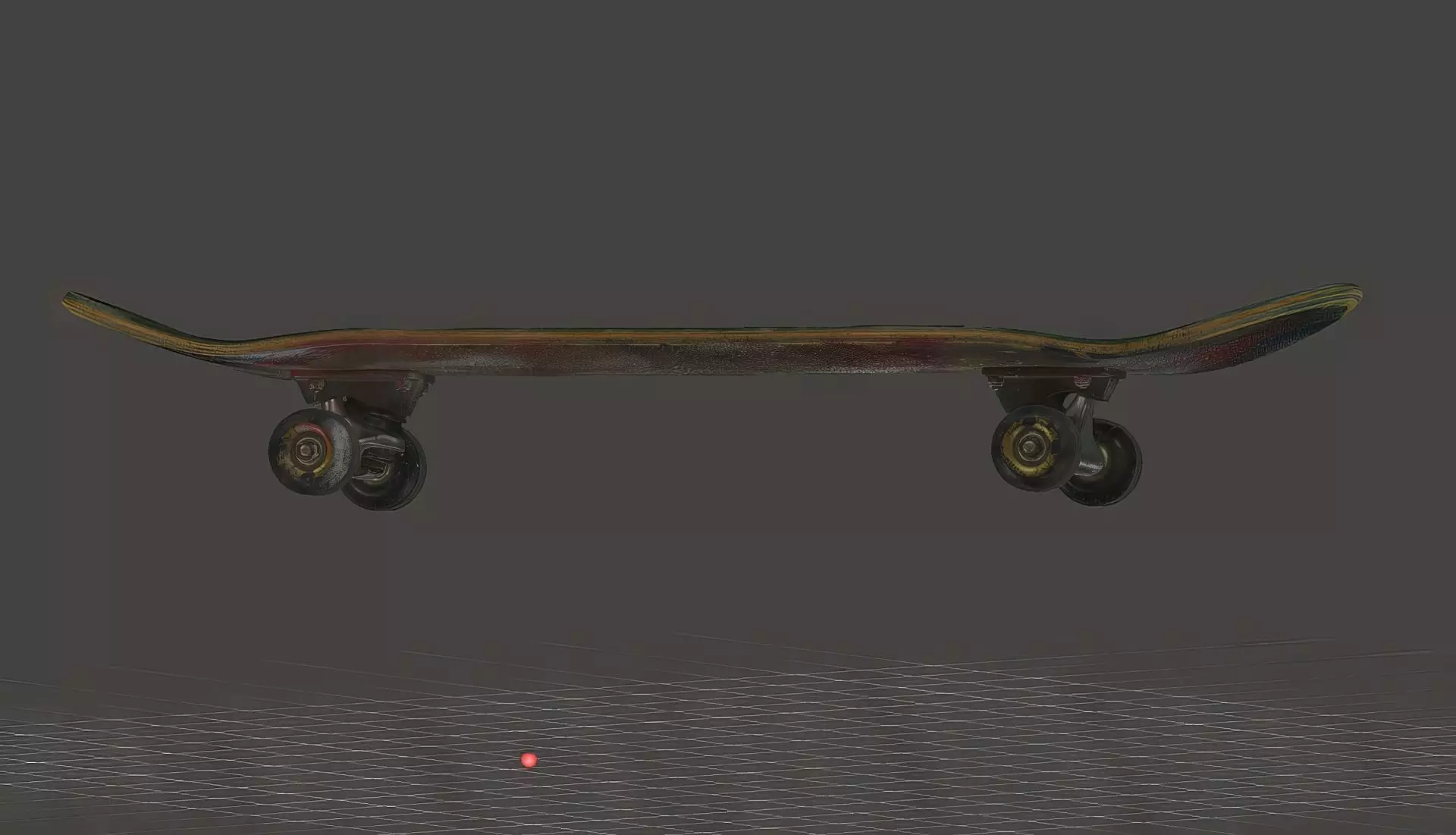 Skateboard 3D print model