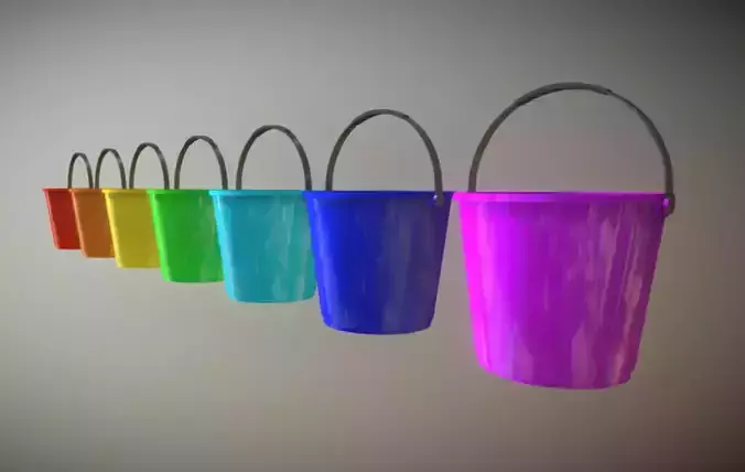 Buckets of the Rainbow - PBR VR AR