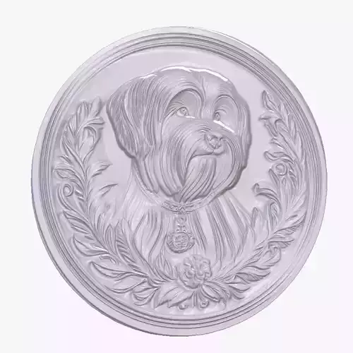 Maltese 2 basrelief for 3D printing