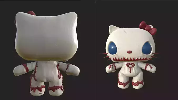 Hello Kitty 3D model