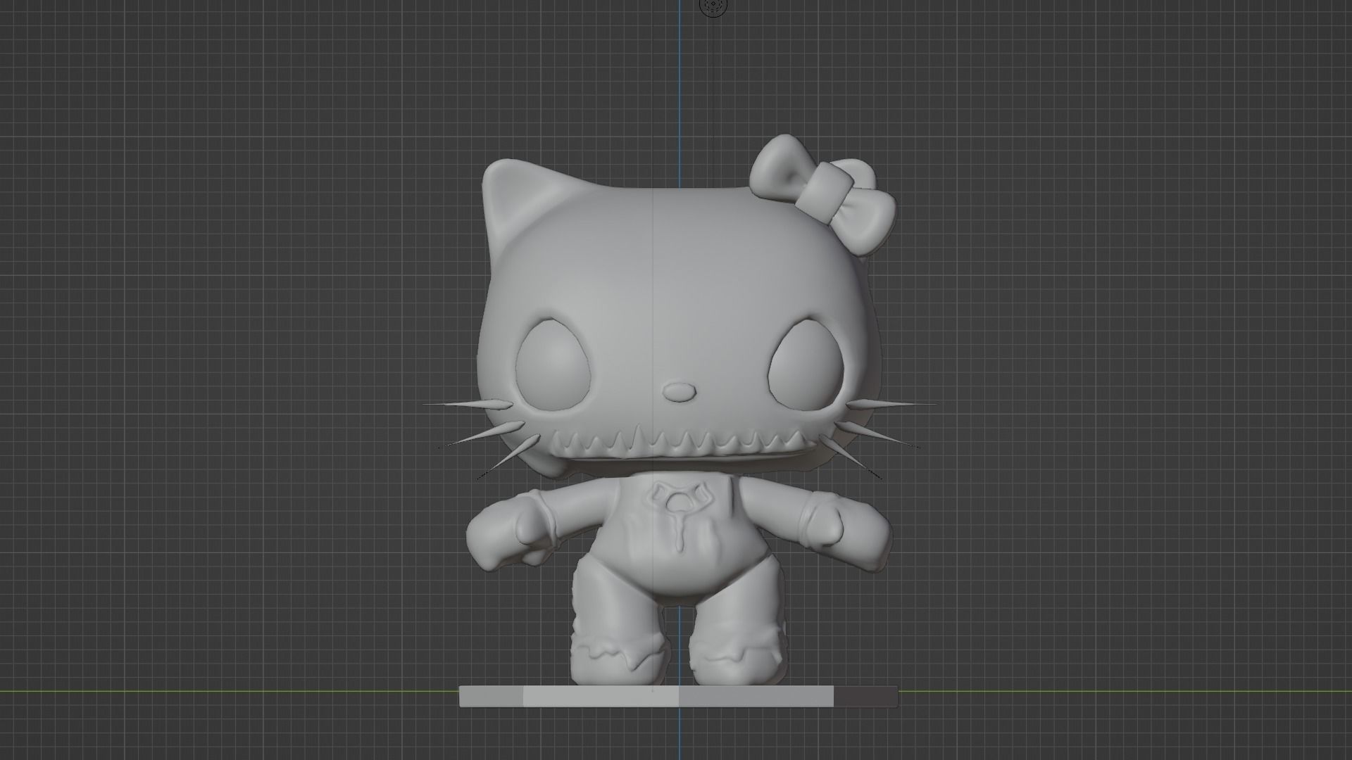 Hello Kitty 3D model_3