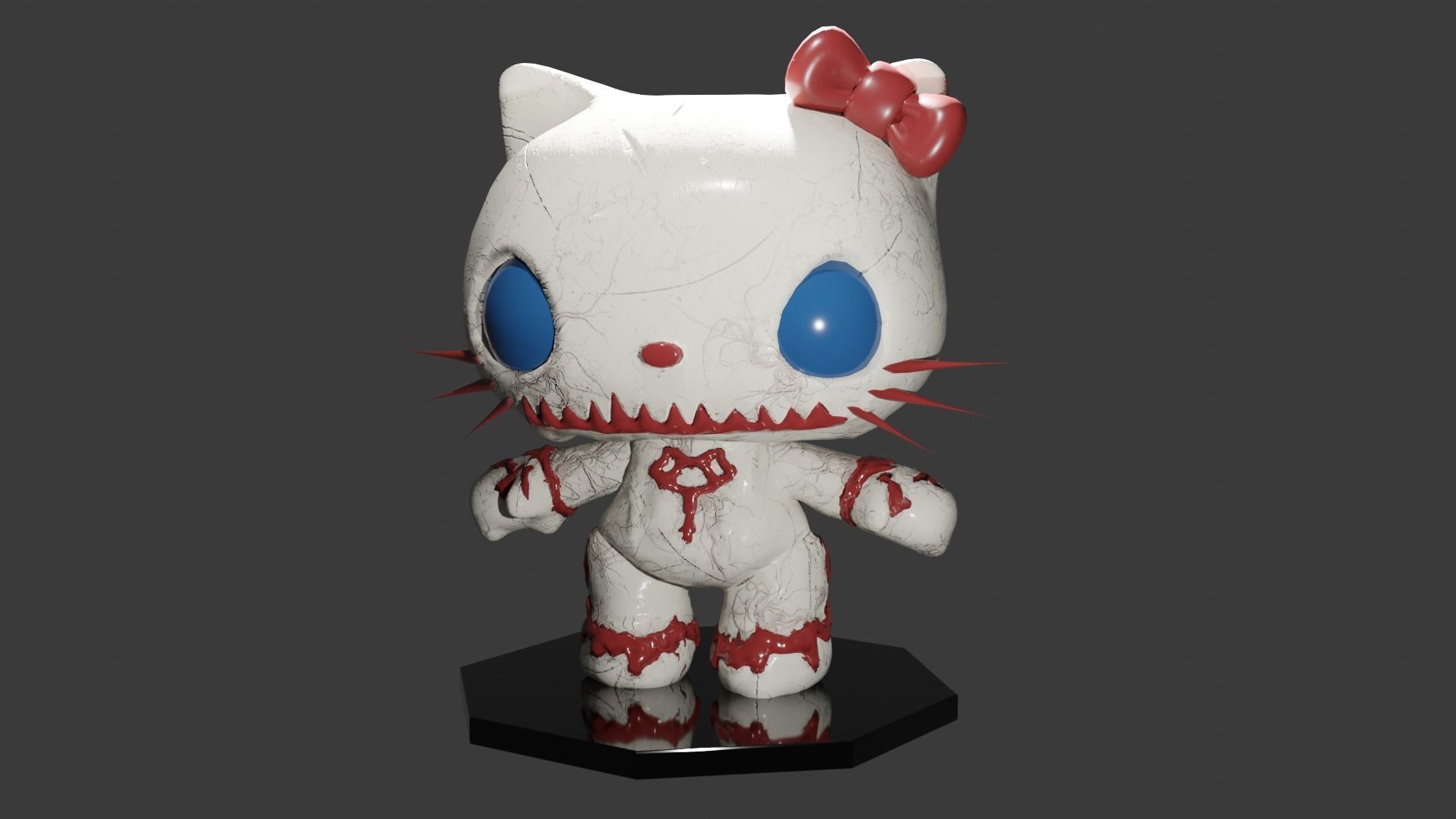 Hello Kitty 3D model_4