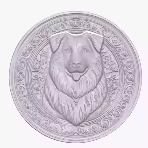Mutt 2 basrelief for 3D printing 3D print model