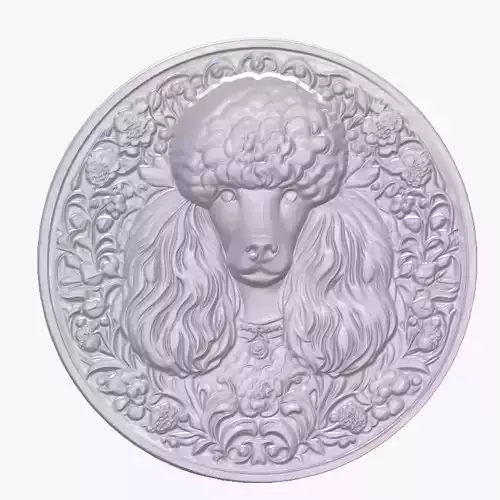 Puddle 1 basrelief for 3D printing