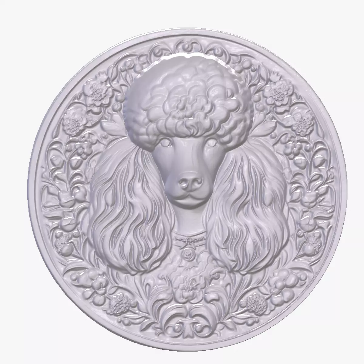 Puddle 1 basrelief for 3D printing 3D print model