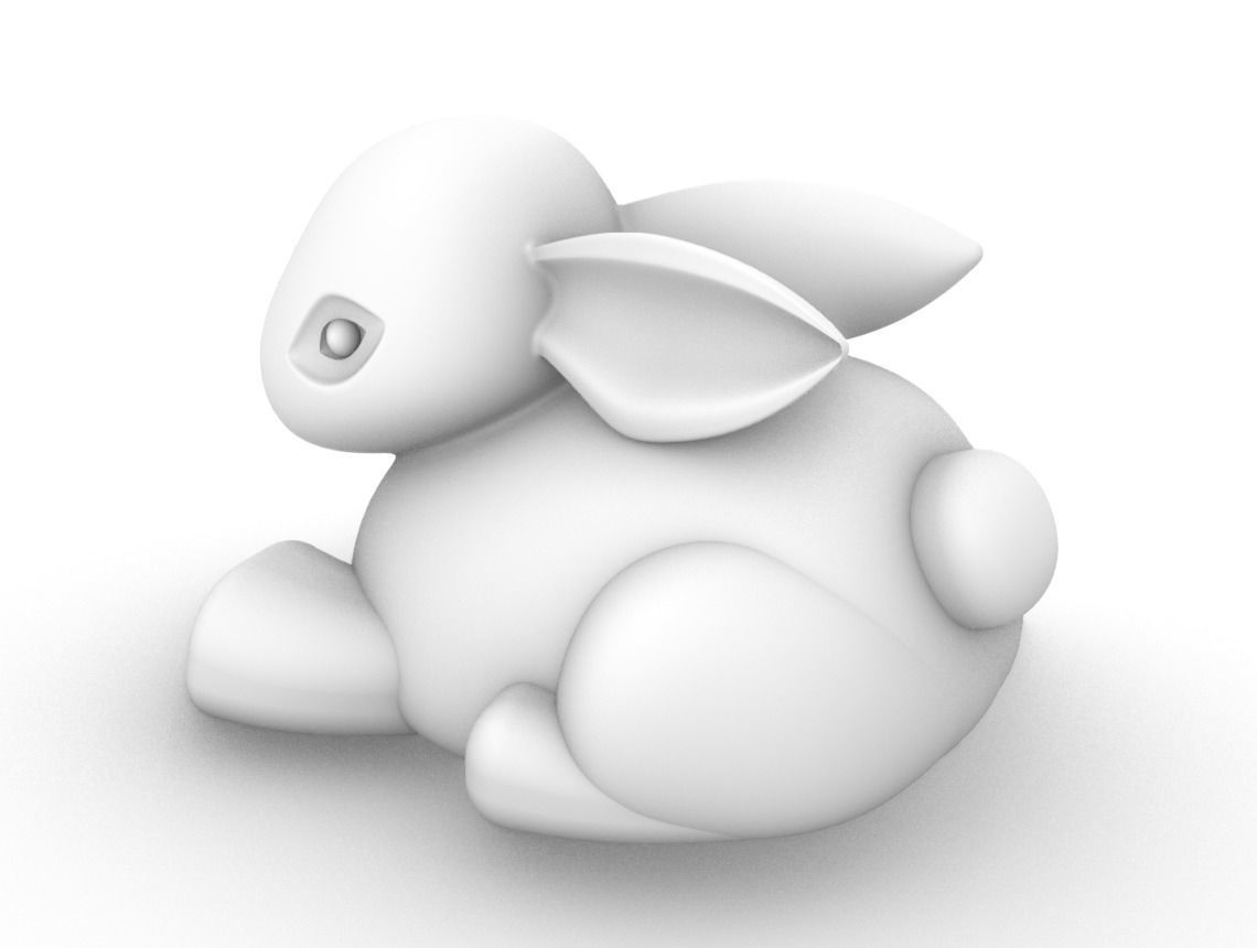 Bunny  3D print model_1