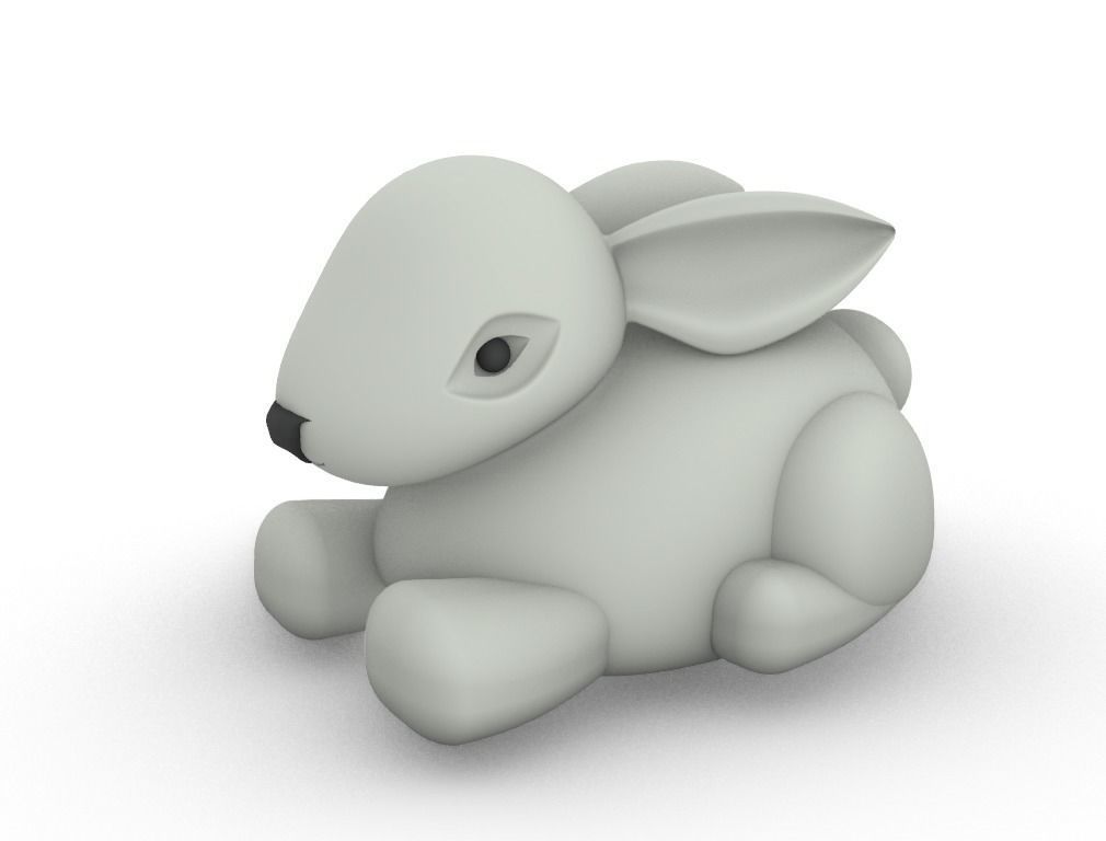 Bunny  3D print model_5