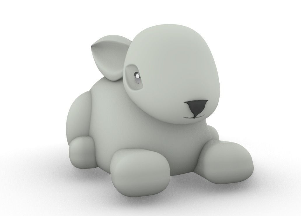 Bunny  3D print model_13