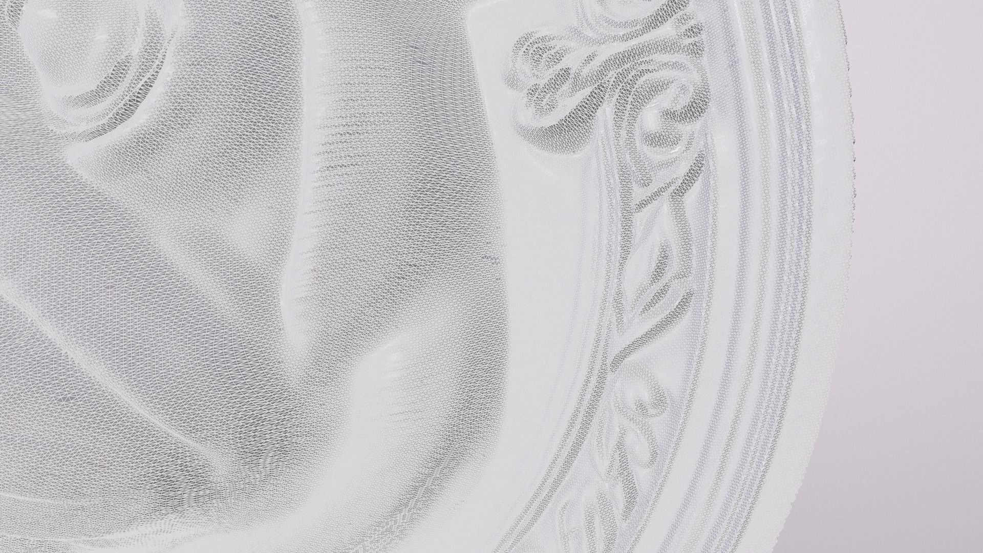 Pug 2 basrelief for 3D printing 3D print model_6