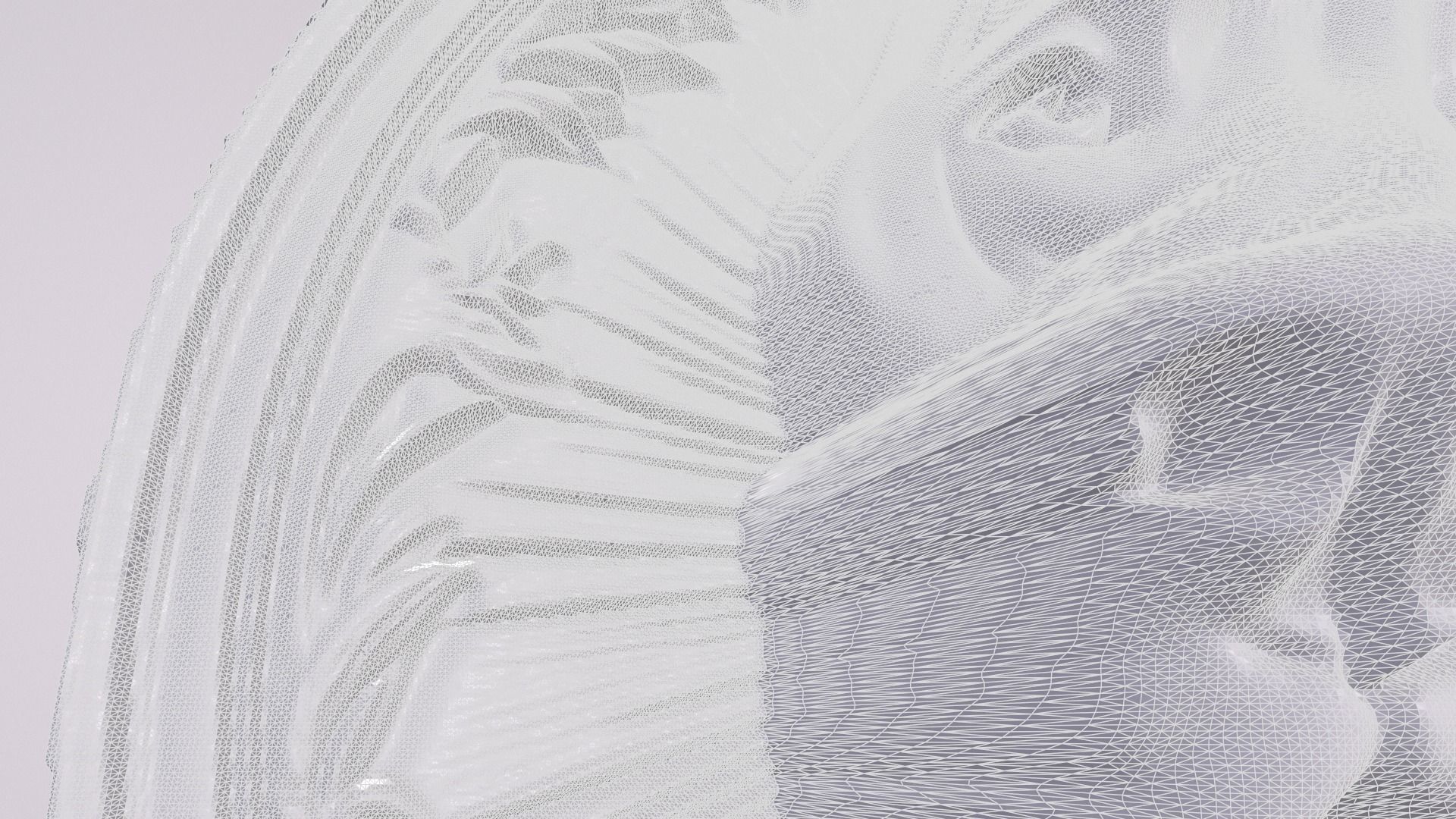 Weimaraner 3 basrelief for 3D printing 3D print model_5