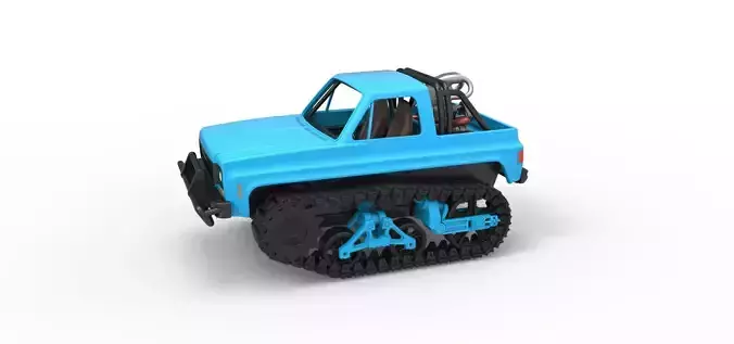 Fun Short Monster tank Scale 1 to 25