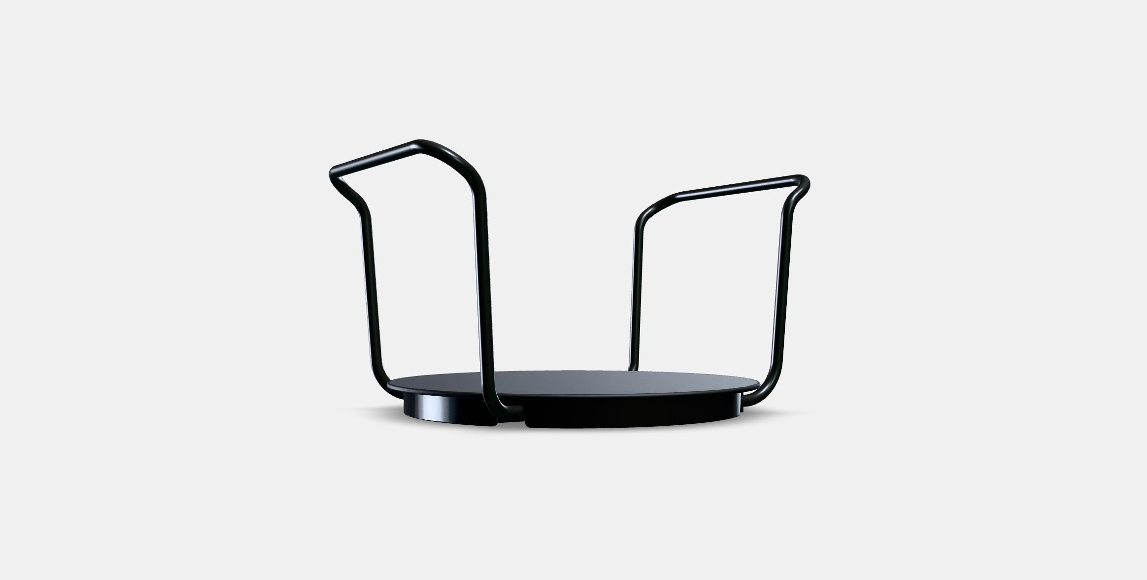 UPPDATERA Plate holder 1 Low-poly 3D model_2