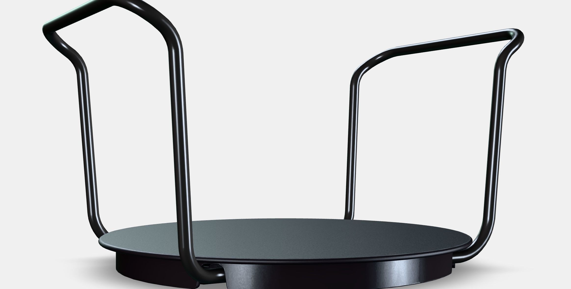 UPPDATERA Plate holder 1 Low-poly 3D model_3