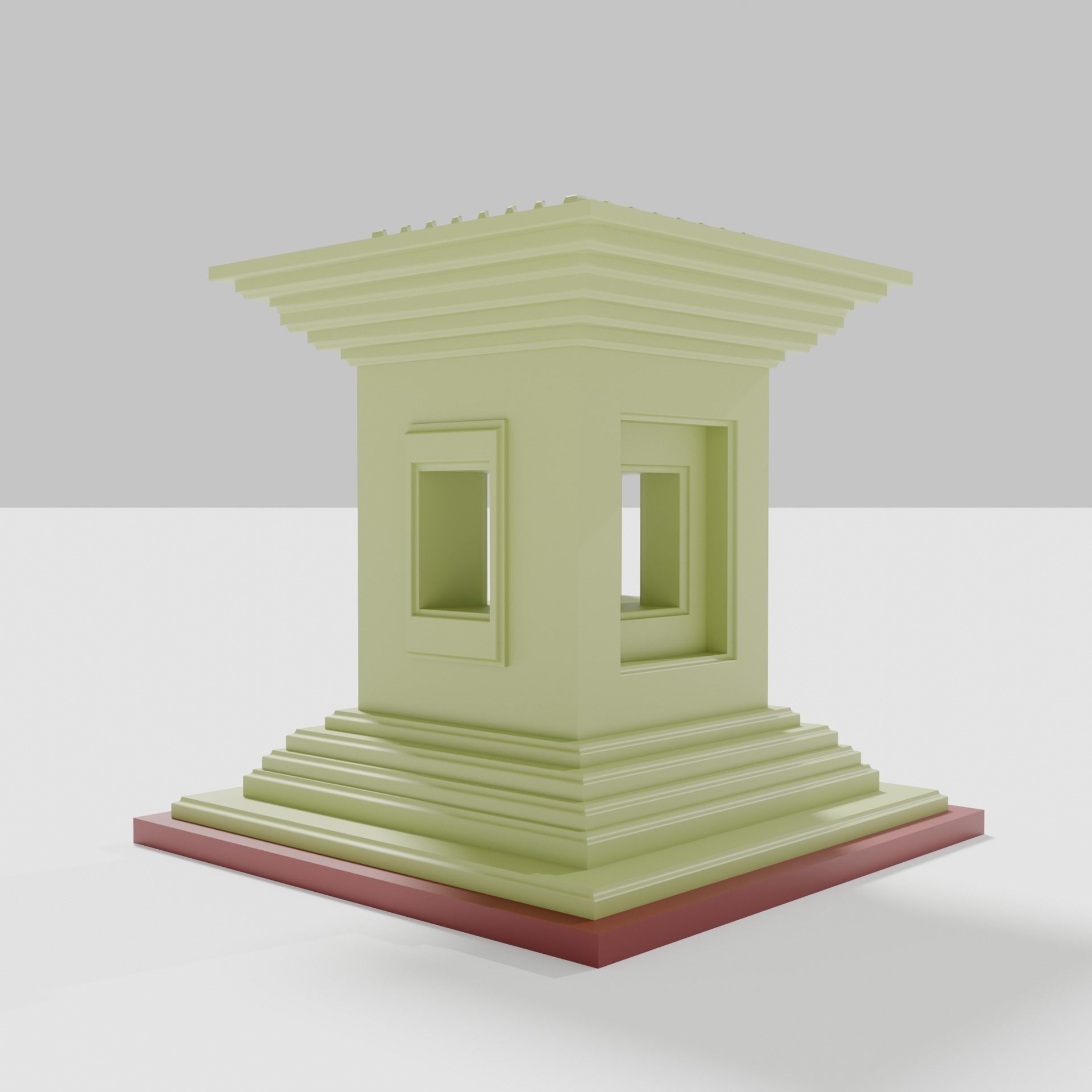 Tulsi planter - 3d model 3D model_1