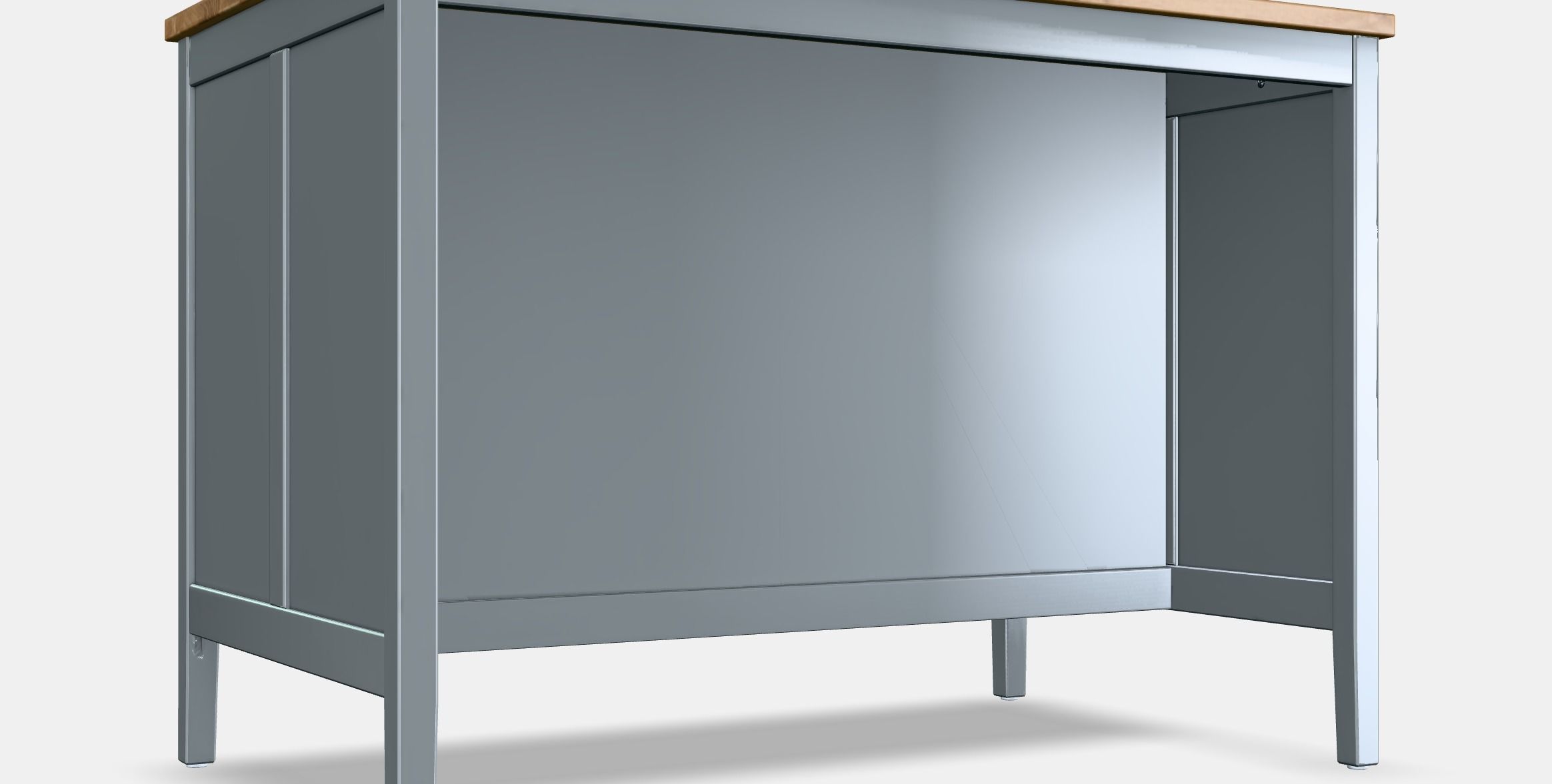 TORNVIKEN Kitchen island Low-poly 3D model_5