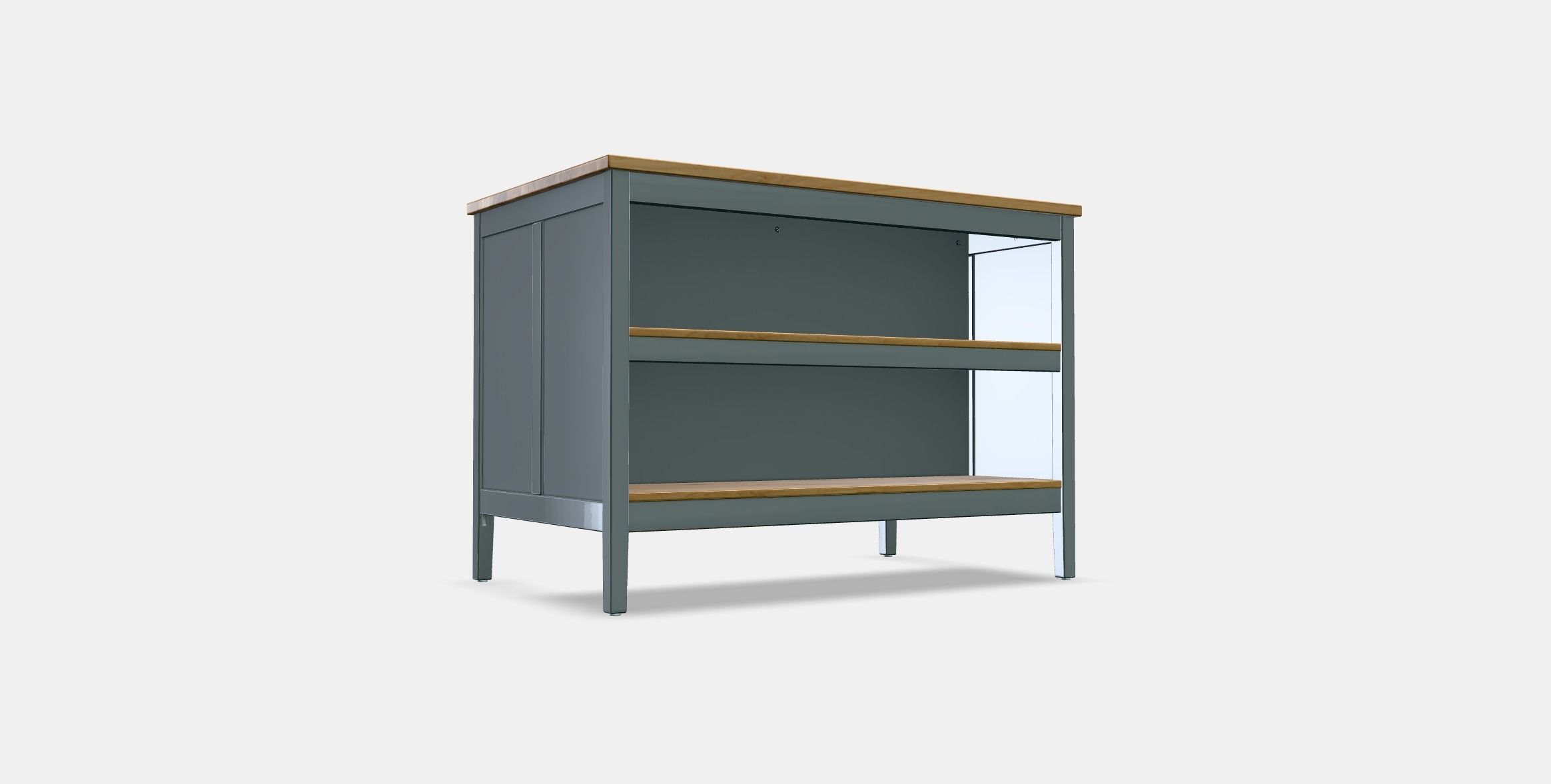 TORNVIKEN Kitchen island Low-poly 3D model_3