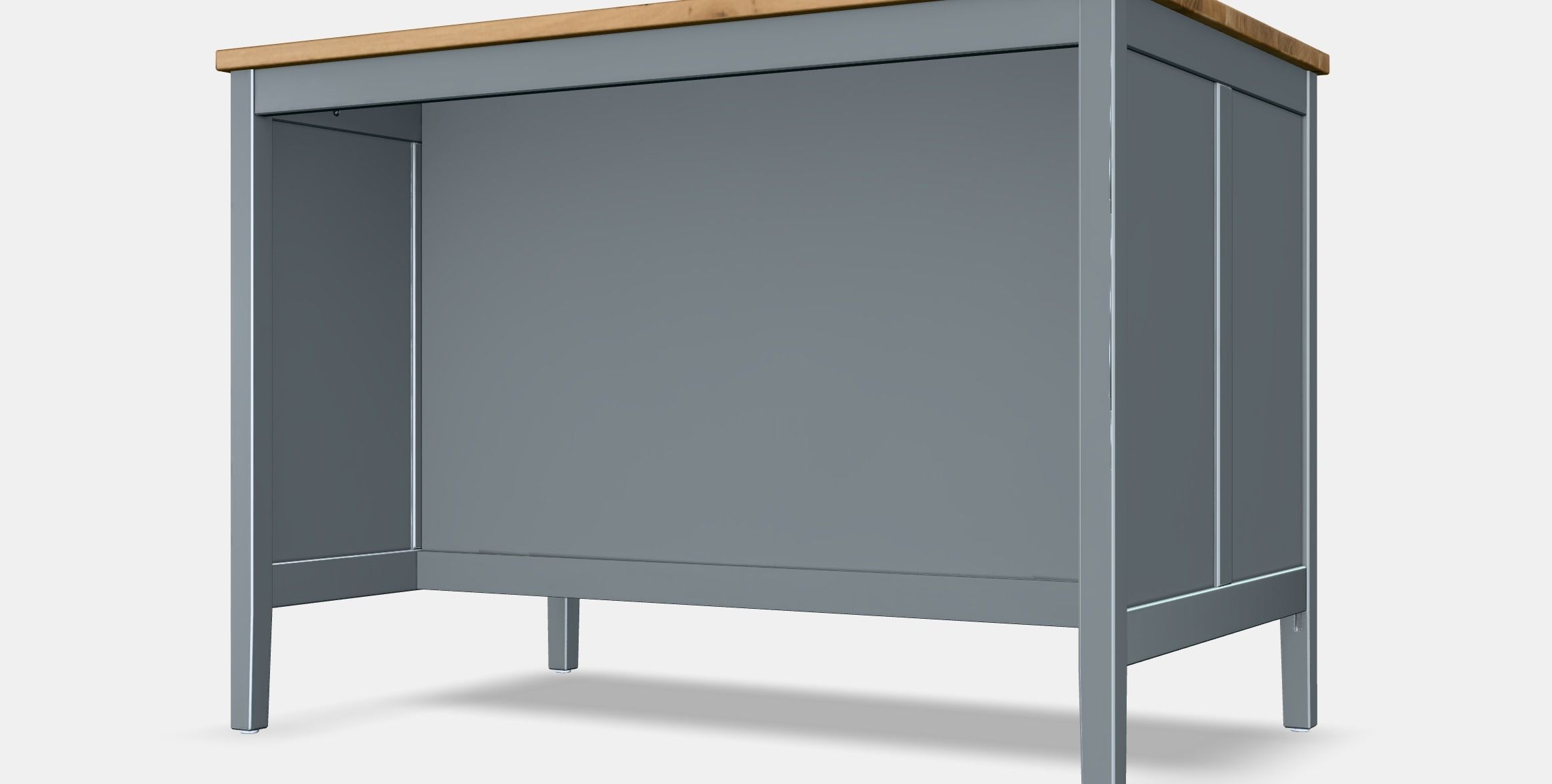 TORNVIKEN Kitchen island Low-poly 3D model_10