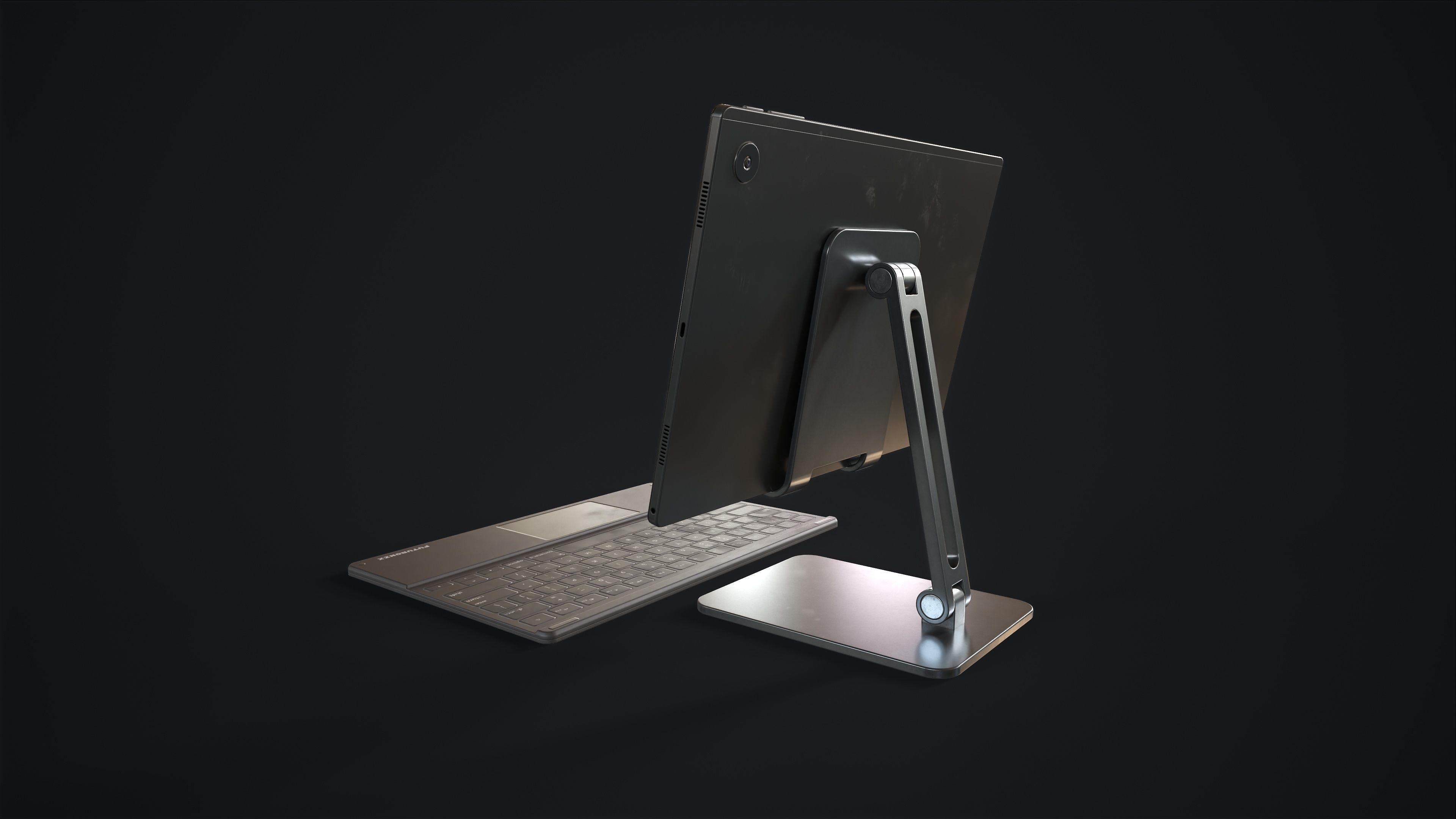 Tablet Low-poly 3D model_6