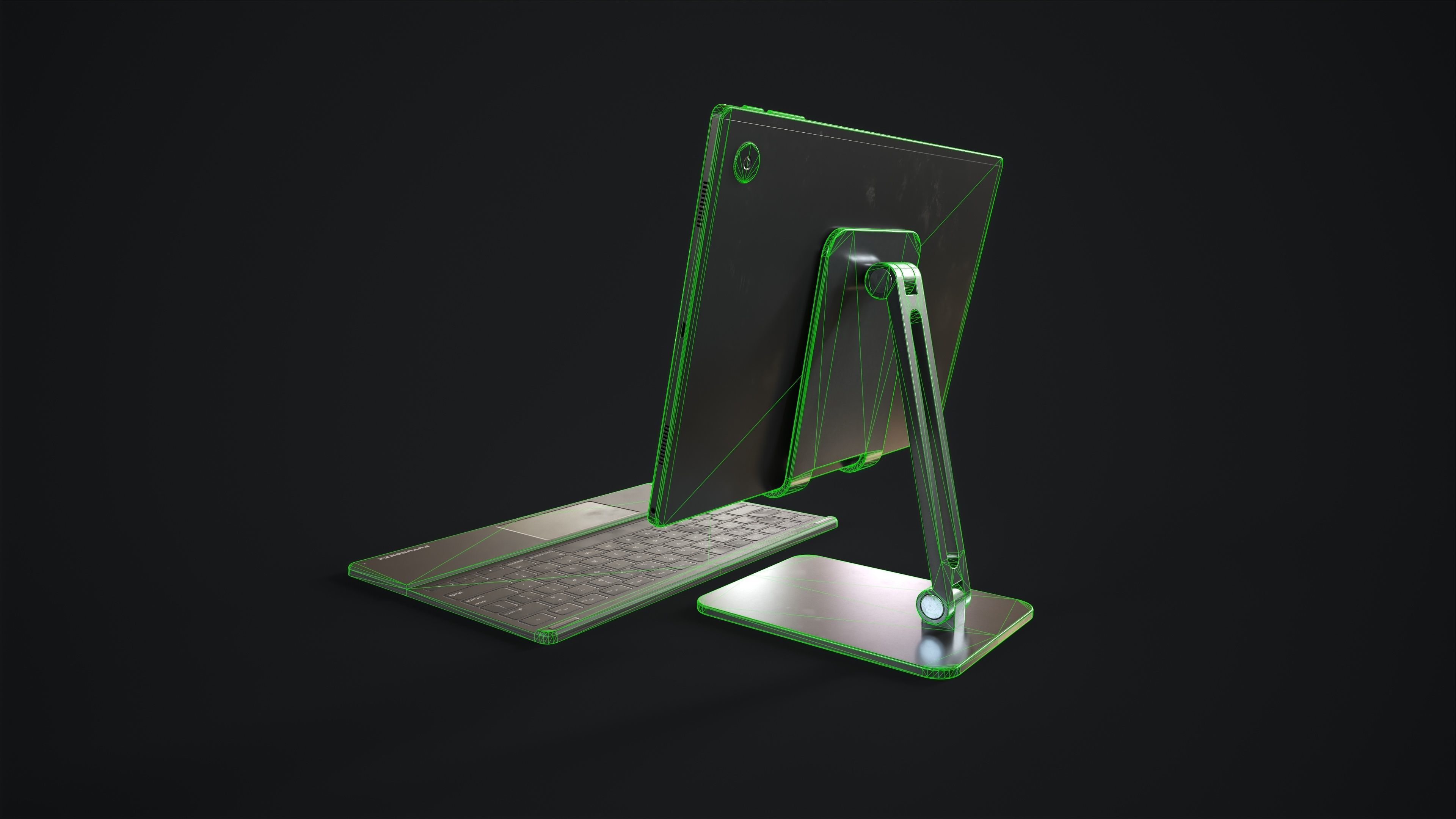 Tablet Low-poly 3D model_13